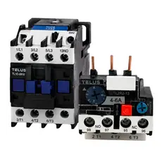 Kit Contator 220v Ac 9a Com Relé Térmico 4-6a