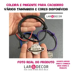 Coleira para Cachorro Acessório para Roupinha de cachorro Pug Shitzu Golden