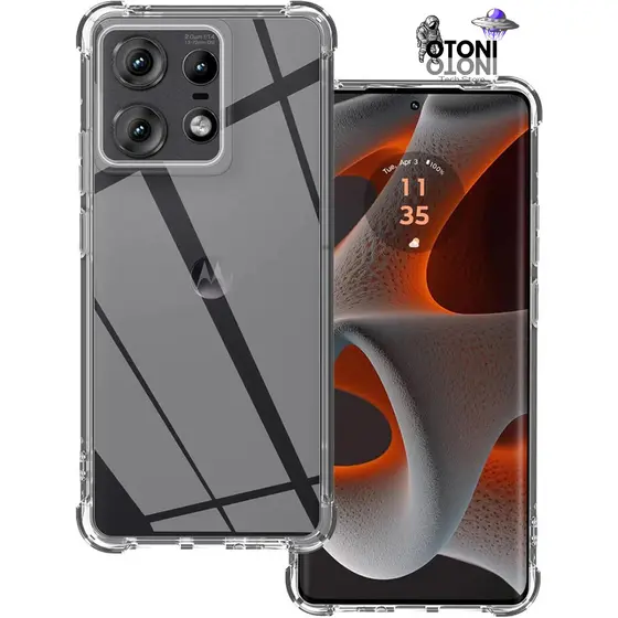 Capa Capinha Case Anti Impacto Transparente TPU Para Motorola Moto Edge 50 Pro 5G - Tech Otoni