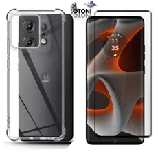 Capa Case Compatível Moto Edge 50 Pro + Película cerâmica 3D - Tech Otoni