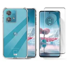 Capa Case Capinha e Película Cerâmica P/ Moto Edge 40 Neo Otoni Tech
