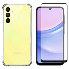 Capa Capinha Case + Película De Vidro Temperado 3D P/ Samsung Galaxy A15 - Tech Otoni