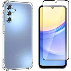 Capinha Capa Case + Película De Cerâmica P/ Samsung Galaxy A15 - Tech Otoni