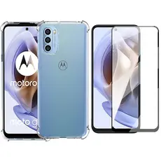 Motorola Moto G31 4G -- Capa Capinha Case Anti Impacto Queda + Pelicula De Ceramica Tech Otoni
