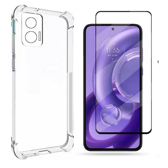 Capa Capinha Compatível Moto Edge 30 Neo + Película De Vidro 3d - Tech Otoni