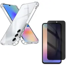 Capa Capinha case Anti Impacto + Película Privacidade Compatível Com Samsung Galaxy A15 - Tech Otoni