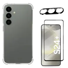 Capinha Case Capa Anti Impacto TPU + Película 3d + Câmera Para Galaxy S24 Plus - Tech Otoni