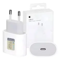 Fonte Carregador 100% Original Apple 20W USB-C IPhone Turbo Lacrado ID-Apple IPhone IPad Apple Watch