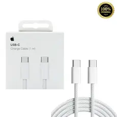 Cabo para IPhone Tipo-C Type-c Original Apple 60W 1 Metro IPhone 15 ao 17 IPad MacBook Serial Number