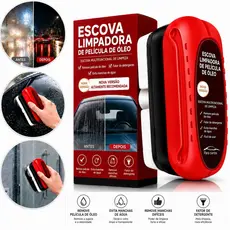 Escova Limpa Vidro Carro Limpador de Película Oleosa para Para-Brisa Remove Oleosidade Repele Água