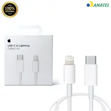 Cabo para IPhone Lightning ou Tipo-C-C 60W - Lacrado - Original Apple Tipo-C 1 Metro ID-Apple USB-C