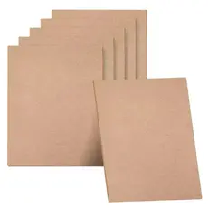 Placa Mdf Cru Chapas 2,5mm Kit com 20 unidades Tamanho 40x40 para Artesanato Quadros Decorativos