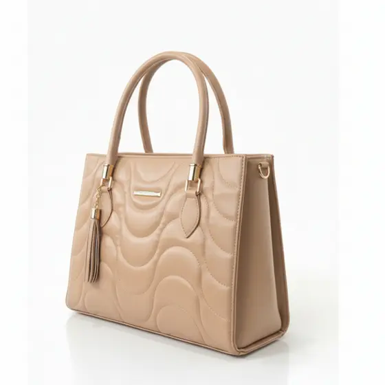 Bolsa Feminina Baú Grande Living Espaçosa Lançamento Bordada