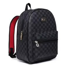 Bolsa Mochila De Ombro Preta Feminina Escolar Faculdade Reforçada Media Sintetico Unissex Promoção