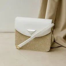 Bolsa Feminina Shopbag Califórnia Colors Palha