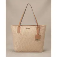 Bolsa de Praia Feminina Sacola Grande  Califórnia Palha com forro e