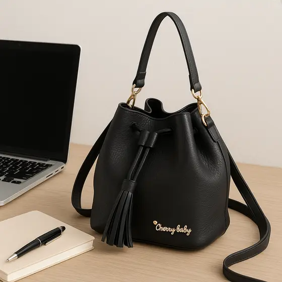 Bolsa Feminina e Carteira com alça de mão e Transversal Saco Egito