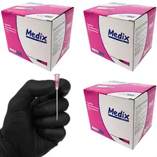 Kit 3 Caixa Agulha Rosa 18g 40x1.2 Milimetros Descartavel Hipodermica Luer Lock Slip 40x1.2mm Gauge