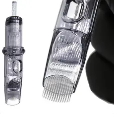 Cartucho Com Agulha Pintura Grande RM MG M1 Tattoo Tatuagem Magnum Magno Curva Curvada Reta Mag Tatu