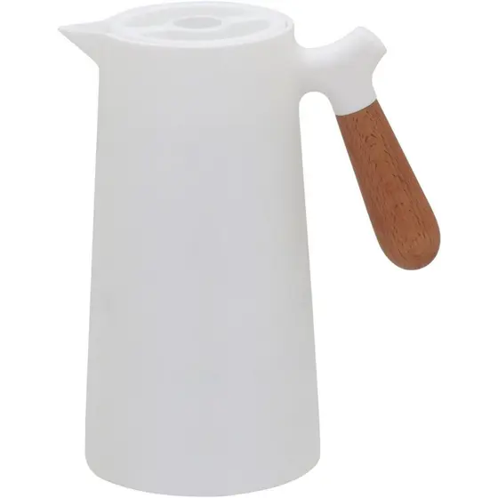 Garrafa Norden Térmica Ampola Plástico Vidro 25x13x13cm 1L Branco