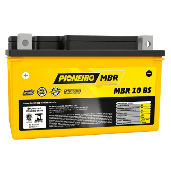 Bateria De Motos Yamaha Mt-07 Mt-09 Tracer Ytz10s Pioneiro