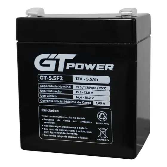 Bateria 12v Caixa De Som Amplificada Mondial Cm 500 550 Cm 14