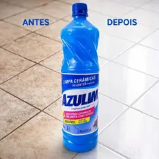 Azulim Limpa Cerâmica e Rejunte 1L Lavanda Original Remove Manchas Piso Encardido