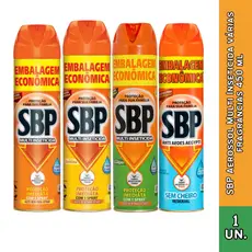SBP Aerossol Multi Inseticida Várias fragrâncias 450 ml Escolha a Quantidade