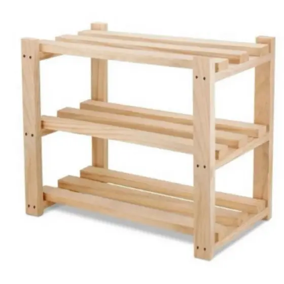 Sapateira multifuncional pinus tamanho 60x50cm