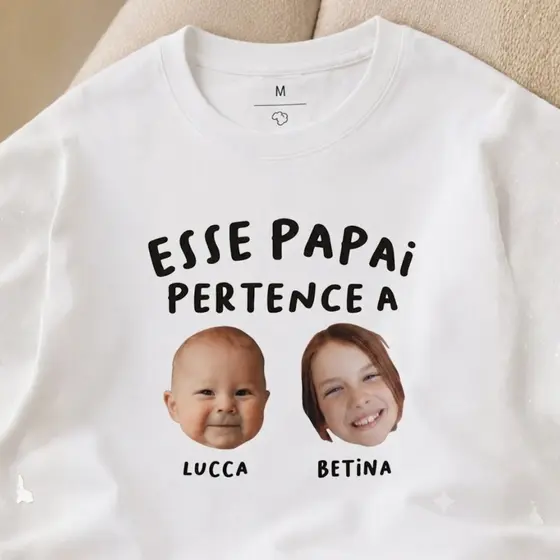 Camiseta Personalizada Dia Dos Pais 100% algodão gola redonda do P ao Plus Size