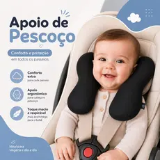 Almofada de Pescoço Bebe Conforto fofinha Apoio de Cabeça