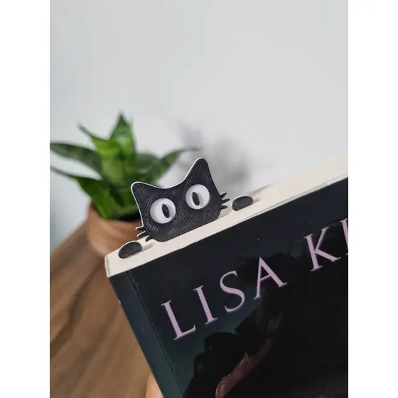 Marcador de Páginas - Olha o Gatinho | 1 Unidade | Para Amantes De Livros | Vieco 3D