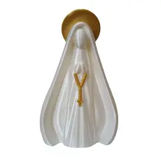 Escultura Nossa Senhora Minimalista Decorativa 3D | A ORIGINAL | 15cm de altura | Vieco 3D