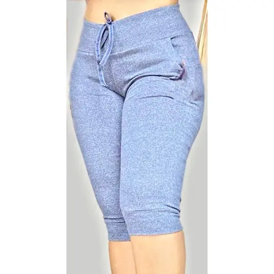 calça jogger corsário malha elastano top