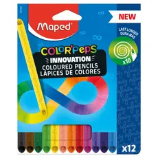 LAPIS DE COR COLOR PEPS INFINITY INFINITO 12 CORES NÃO PRECISA APONTAR - MAPED