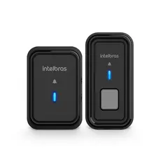 Campainha Sem Fio Com Bateria CIB 101S Preta Intelbras