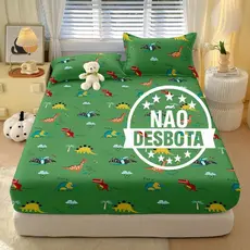 Jogo De Lençol  Solteiro Casal Queen Estampado  Micropercal 400 Fios