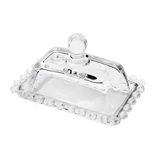 Manteigueira de Cristal Luxo Resistente Pearl Wolff 14 cm