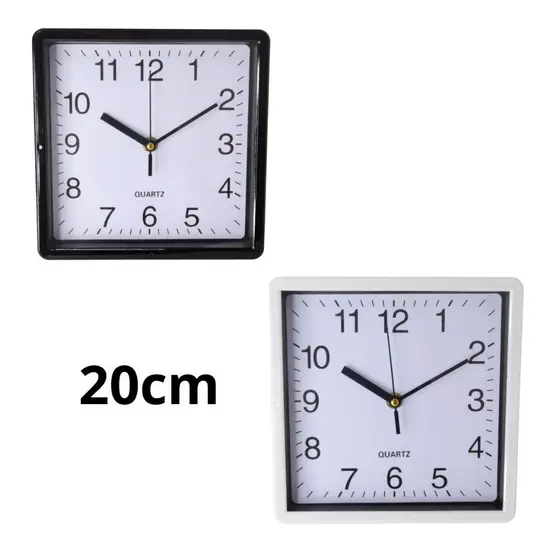 Relógio Parede 20cm Simples Moderno  Silencioso