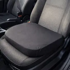 Almofada de Assento Automotiva para Motorista Carro e Cadeira de Escritório Cor Preta