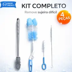 Escovas Para Lavar Louça Garrafa Copo Mamadeira Canudo Multiuso Limpeza Casa Pia