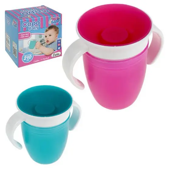 Copo Infantil Antivazamento - Copo Treinamento Bebe - Sem Bico Nao Vaza o liquido