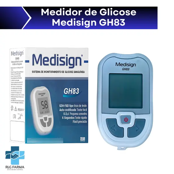 Aparelho de Glicose Medisign Gh83  Medir Glicemia *ENTREGA IMEDIATA*