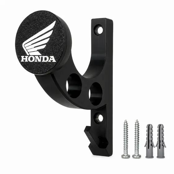 Suporte para Pendurar Capacete com Acessório porta Chave fixado na Parede + buchas e parafusos
