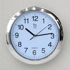 Relógio de Parede Pequeno de Decoração PrataClock