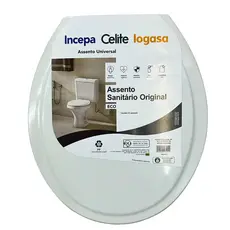 Assento Sanitário Universal Incepa Celite Logasa ECO Branco Original