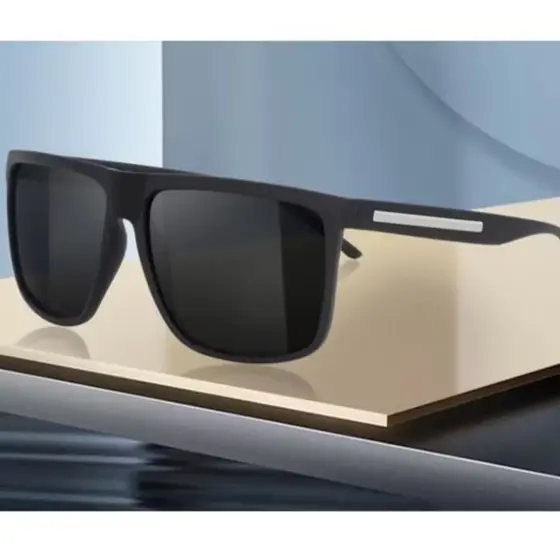 Óculos de Sol Masculino Moda Surf Retangular Proteção UV400