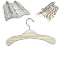 Kit com 15 Cabides infantil de Madeira Bebes Criança