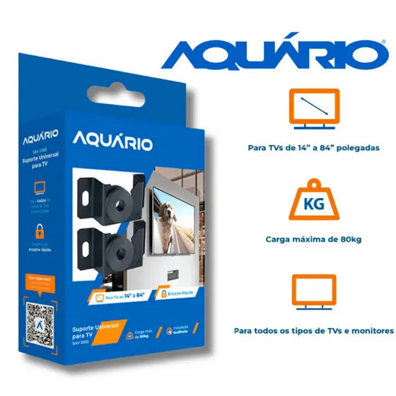 Suporte Universal Fixo Para TV 10'-90' Polegadas Aquário Suporte TV Parede/Painel Suporte Televisão