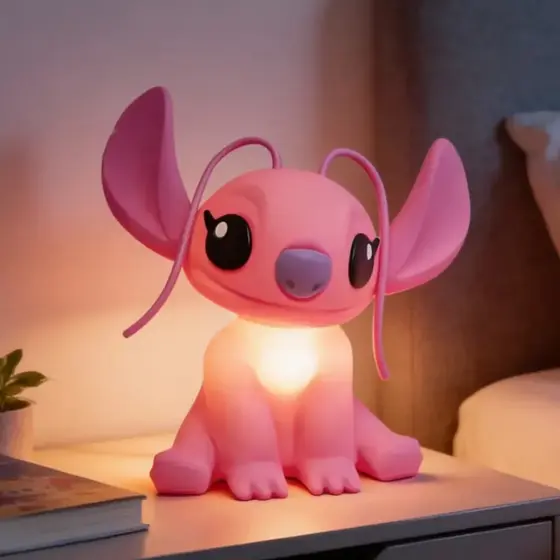 Luminária Angel Stitch Disney